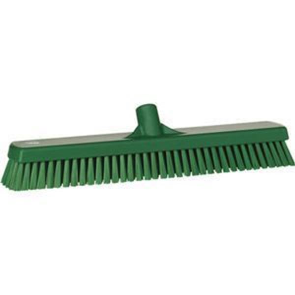 STIFF DECK BRUSH - GREEN