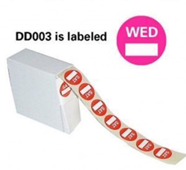 DAYDOT LABELS - WEDNESDAY
