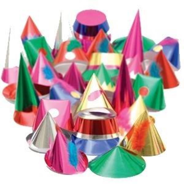 STARSHINE ADULT CHRISTMAS PARTY HATS