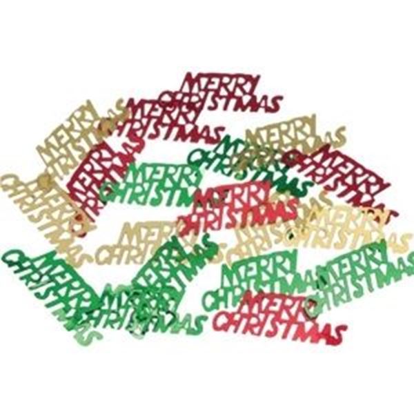 28g MERRY CHRISTMAS CONFETTI