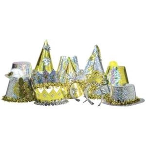PREMIER HOLOG ADULT PARTY HATS