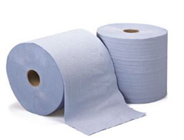 LEONARDO 2ply BLUE TOWEL ROLL