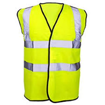 Hi-Visibility Yellow Waistcoat - Large