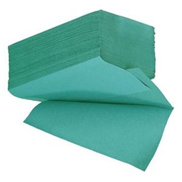 ESSENTIALS 1ply GREEN VFOLD TOWEL