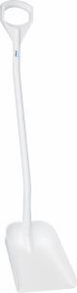 ERGONOMIC SHOVEL D GRIP LONG HANDLE SMALL BLADE - WHITE