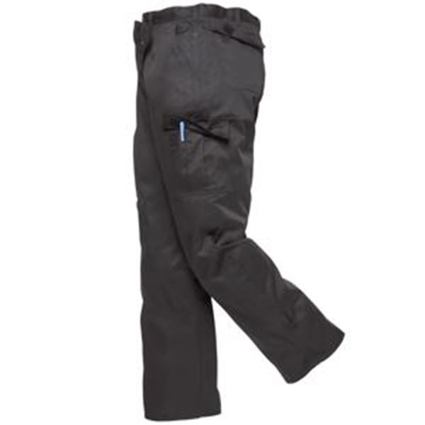 COMBAT TROUSERS BLACK REG LEG