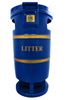 SQUIRE PLASTIC LITTER BIN - BLUE