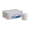 Scott® Essential™ Rolled Hand Towels 6691 - 6 x 350m white, 1 ply rolls