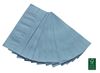 Hostess™ Folded Hand Towels 6876 - 12 packs x 224 small, blue, 1 ply sheets