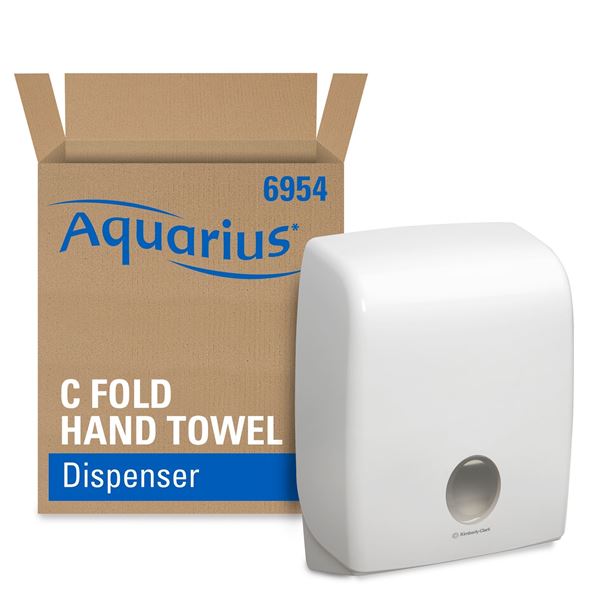 Aquarius™  C Fold Hand Towel Dispenser (product code 6954) - White