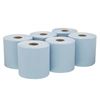 WypAll® Food & Hygiene Wiping Paper L10 Centrefeed 7255 - 6 rolls x 800 sheets, 1 ply, blue