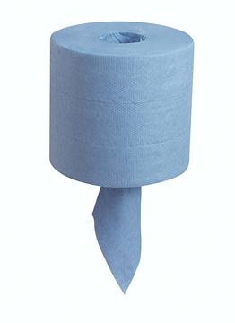 WypAll® L10 Extra Wiper Centrefeed Roll Control 7493 - 6 rolls x 525 blue, 1 ply sheets