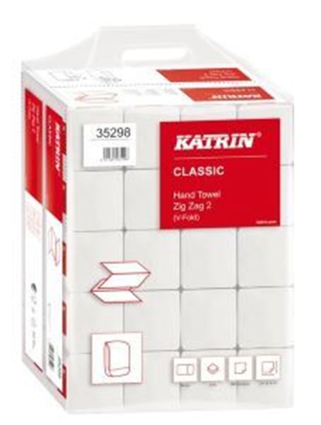 Picture of x4000 KATRIN CLASSIC ZFOLD 2ply TOWEL - WHITE(22.4x23cm) - Handy Pack
