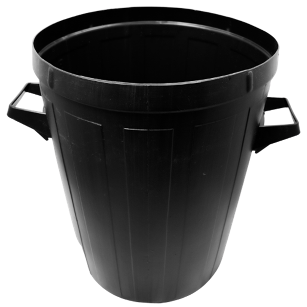 Black Toby Plastic Dustbin