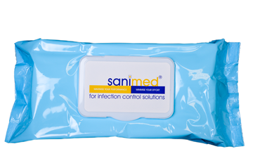 Sanimed wipes, alcohol surface wipes, 70% IPA, disinfectant wipes, wet wipes, Sanisafe