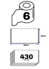 WypAll Reach Blue Centrefeed Roll Food & Hygiene Wiping Paper Sizes