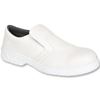 Slip On Safety Shoe - White