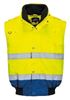 Hi Vis Contract Bomber Jacket - Yellow/Navy