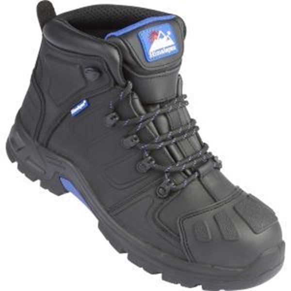 Himalayan Storm Waterproof Leather Safety Boots S3 SRC - Black