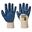 Nitrile Lightweight Large Knitwrist Gloves Navy 