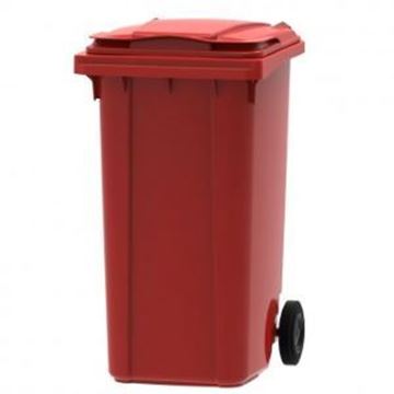 240lt WHEELED BIN PLASTIC - RED