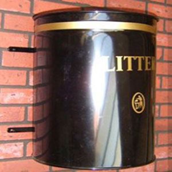 KNIGHT OPEN TOP WALL MOUNT LITTER BIN