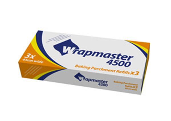 Picture of x3 45cm/ 18" x50m PARCHMENT  REFILL WRAPMASTER 4500