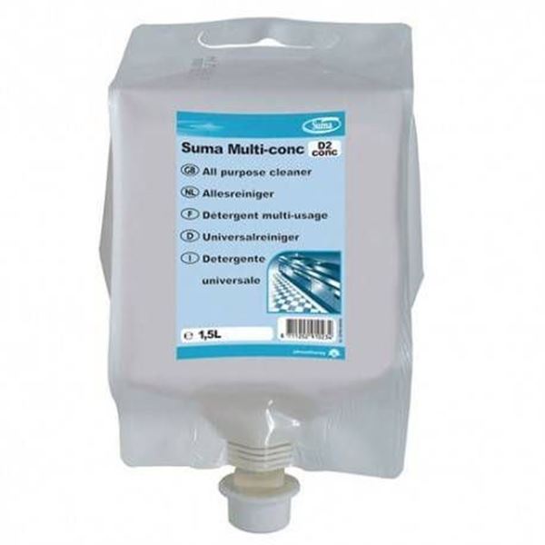 D2 Suma Multi-Conc Concentrated All-Purpose Detergent Pouch