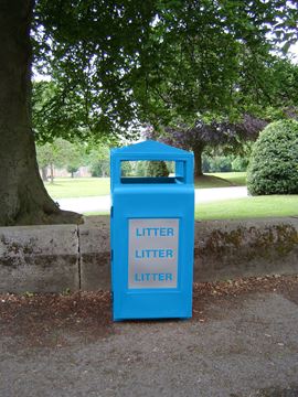 Galde Blue Litter Bin