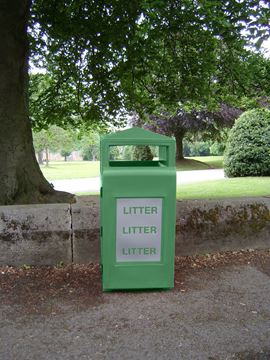 Glade Litter Bin Green