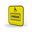 Antimicrobial Push Button Cover yellow