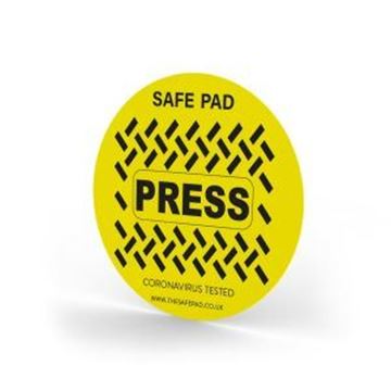 Safe Pad Circular Antimicrobial Push Button Cover