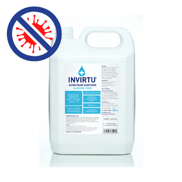 INVIRTU ALCOHOL-FREE HAND FOAM SANITISER	