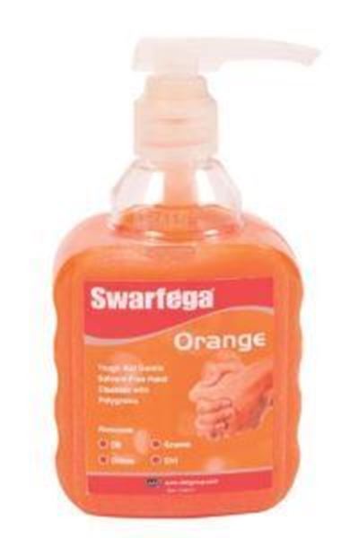 Picture of 6x450ml SWARFEGA ORANGE PUMP BOTTLE