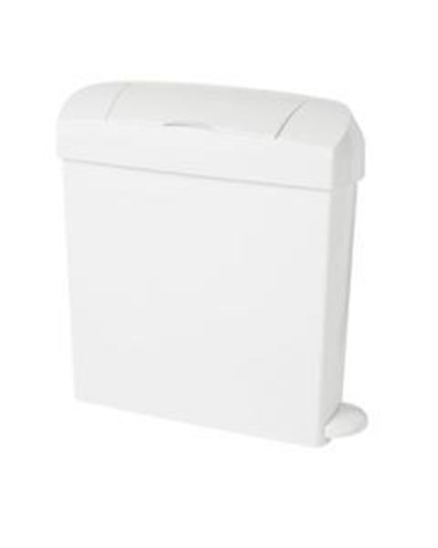 Picture of 23lt INTIMA WHITE PEDAL SANITARY BIN - WHITE