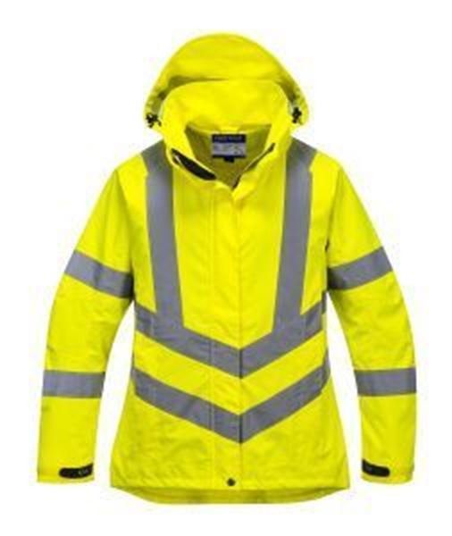 Picture of LADIES HI VIS BREATHABLE JACKET - YELLOW