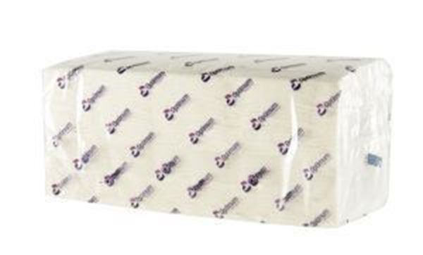 Picture of OPTIMUM 2ply WHITE VFOLD HAND TOWELS x3000